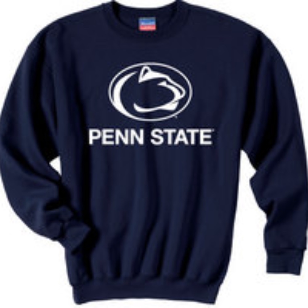 Navy Blue Champion Penn State Crew Neck Sweatshirt